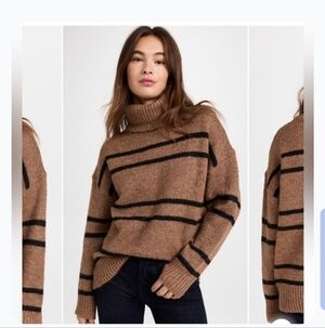 Line & Dot Veronica Turtleneck Sweater. S